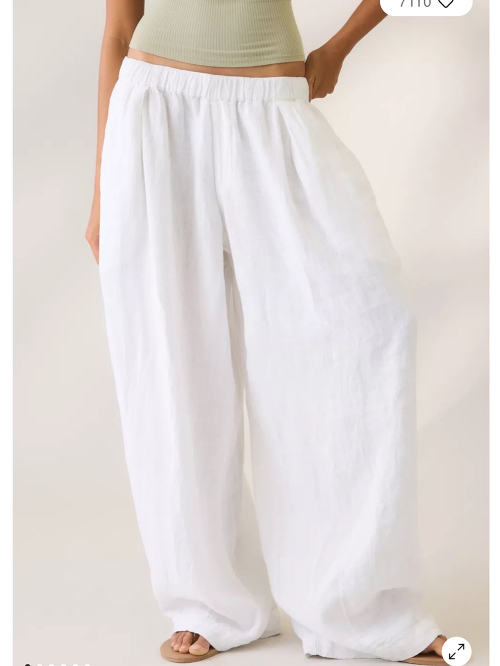 NWT Urban Outfitters BDG Linen Wide Leg Pants